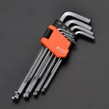 HARDEN 540606 9-Piece Professional Ball-Point Hex Key Set